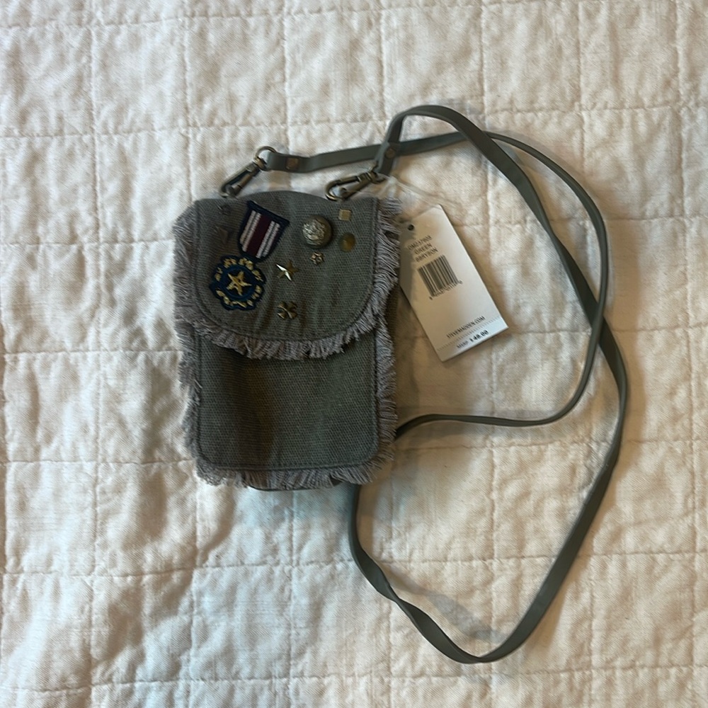 Small canvas crossover bag